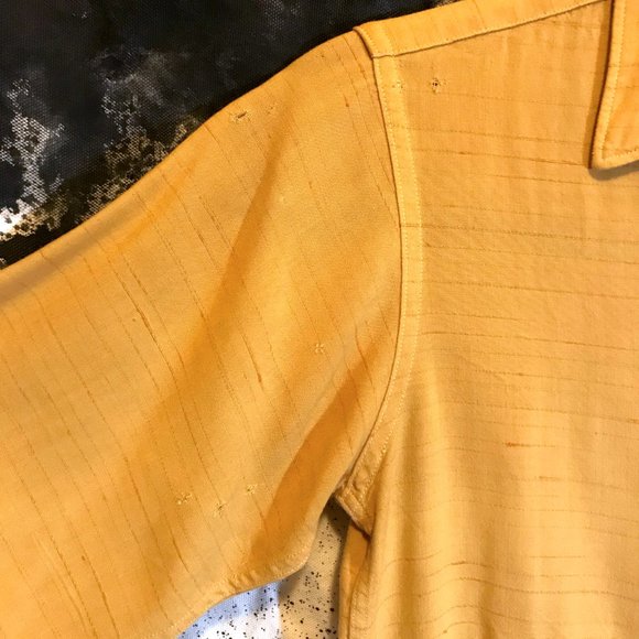 vtg appliqué stripe button down - Picture 9 of 16